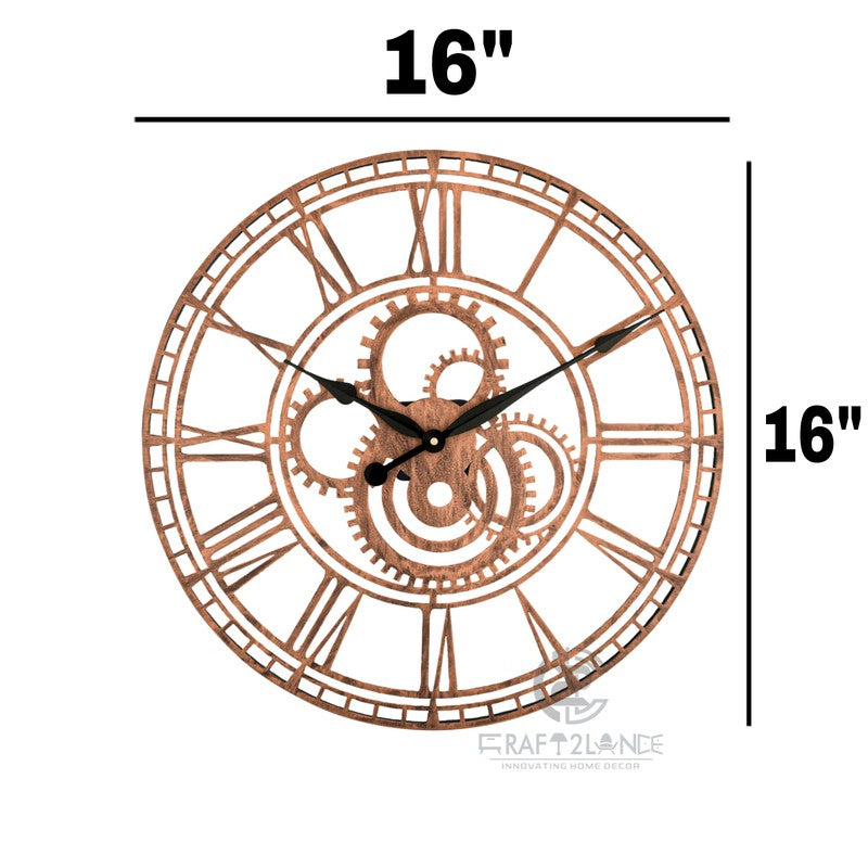 Shadow Silent Wall Clock - Bronze media 8