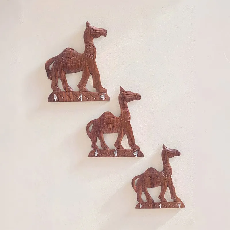Camel Safari Key Holder - Set Of Three media 1