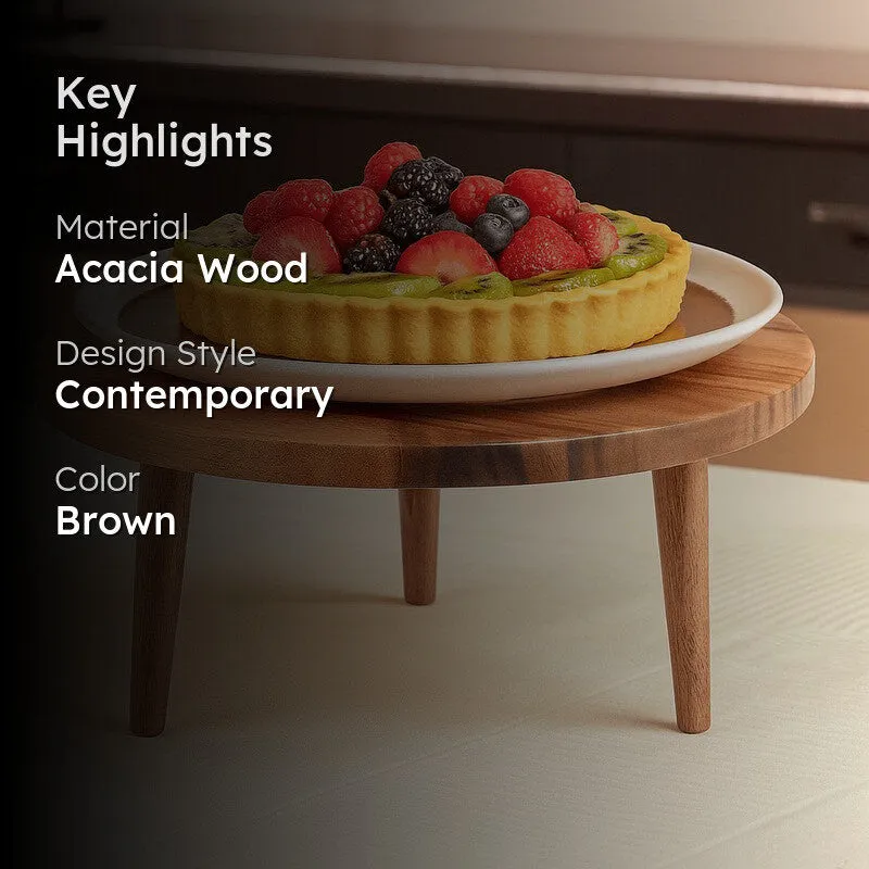 Spesh Acacia Wood Round Platter media 2