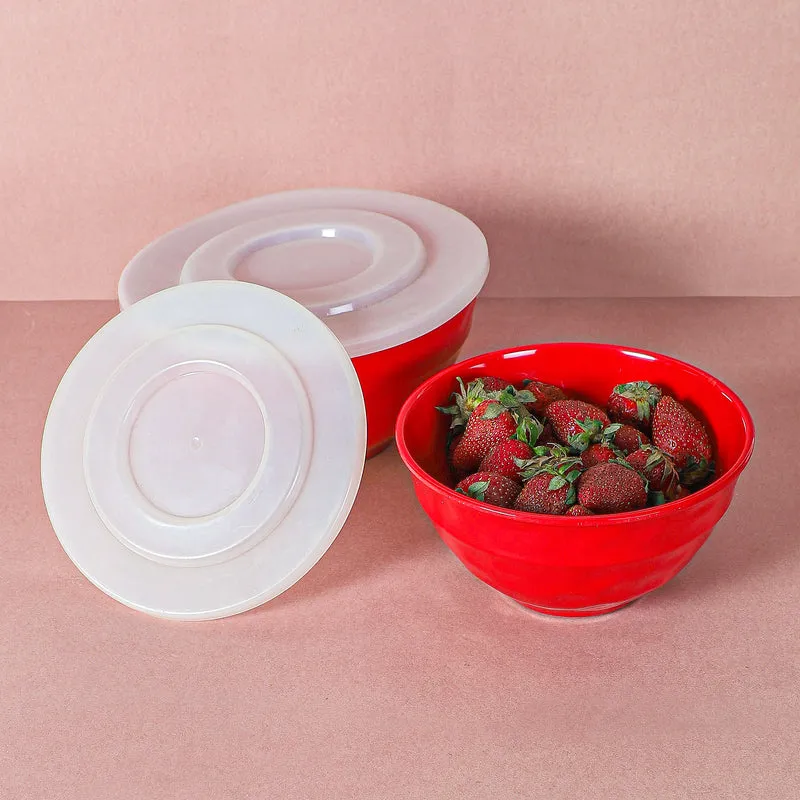 Maneva Serving Bowl (Red) - Set Of Two media 5