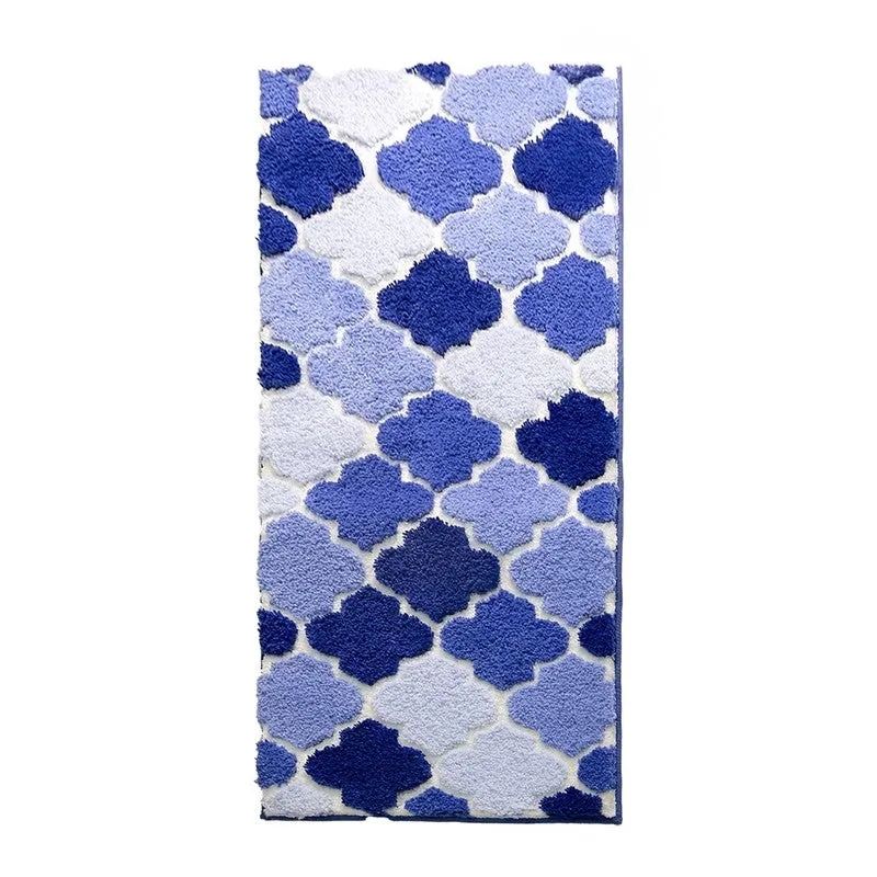 Sapphire Ellips Micro Fiber Runner Rug media 1