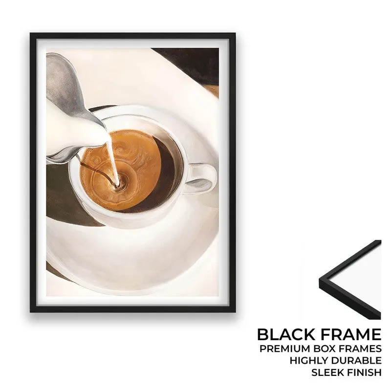 HotPour Archival Canvas Wall Art - Black media 8