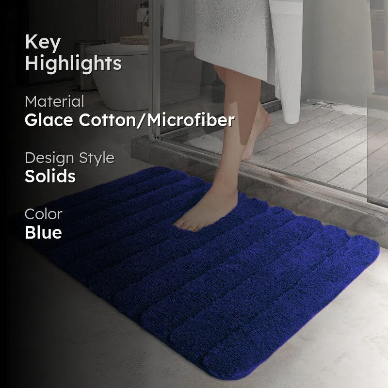 Toronto Touch Microfiber Bath Mat - Blue media 2