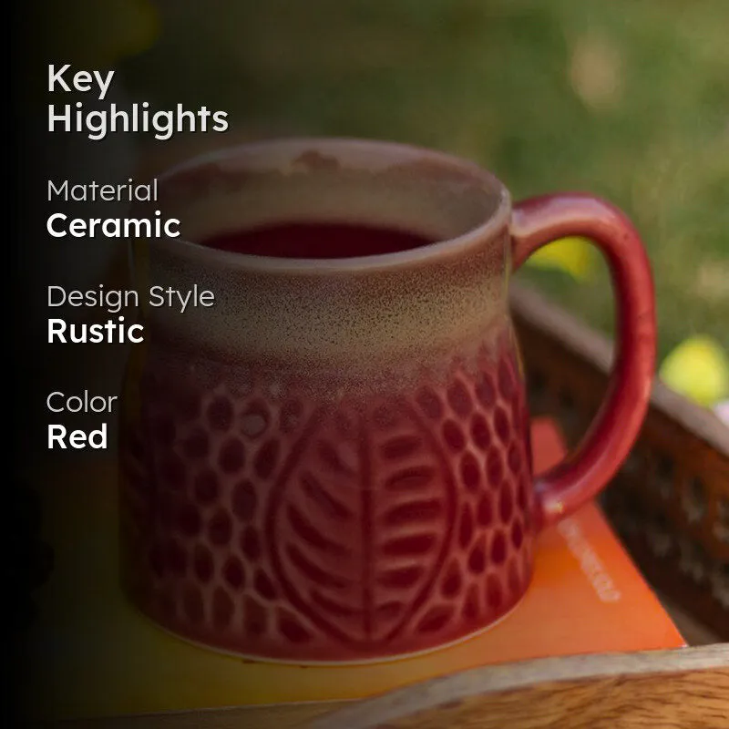 Clay Ceramic Tea Cup (230 mL) media 2