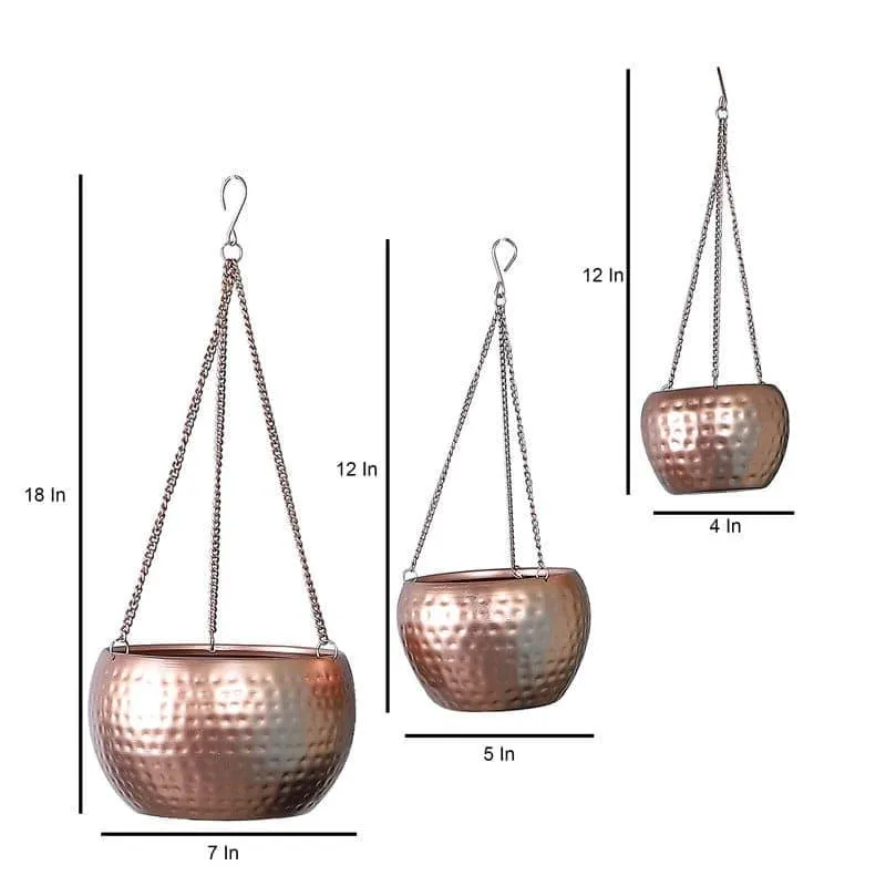 Simesa Hanging Planter - Set Of Three media 4