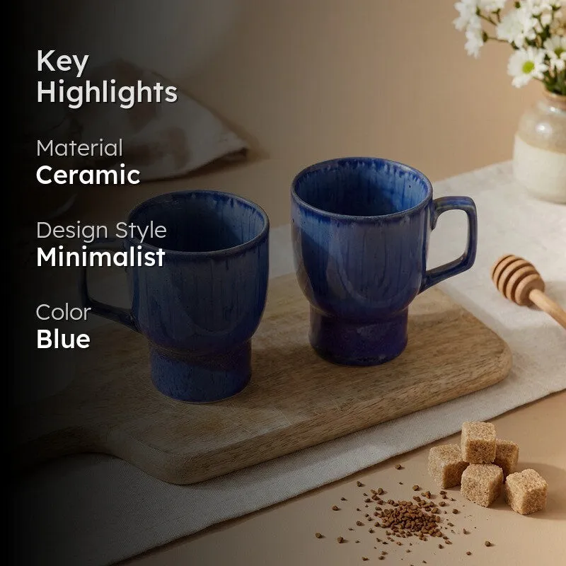 Gentle Ceramic Coffee Mug (320 mL Each) - Set Of Two media 2