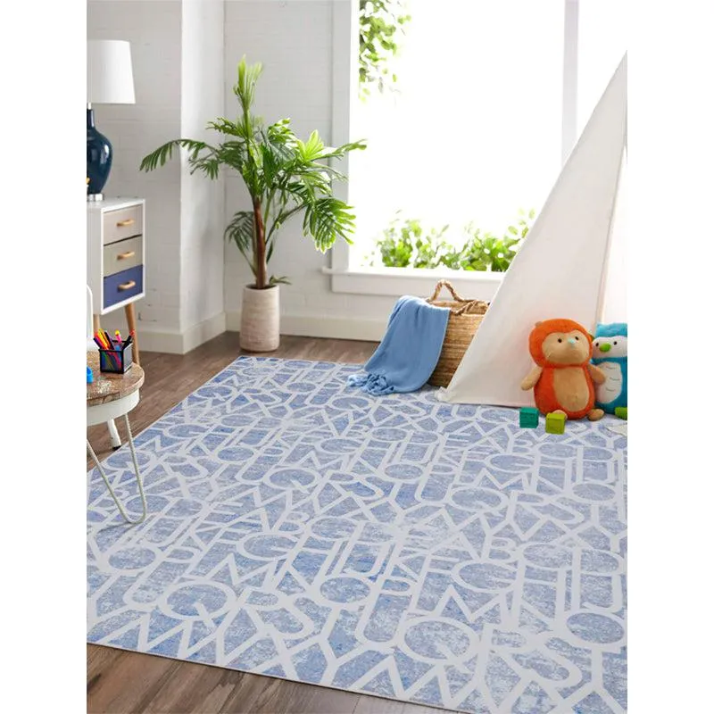 Alphabet Troop Carpet - Blue media 3