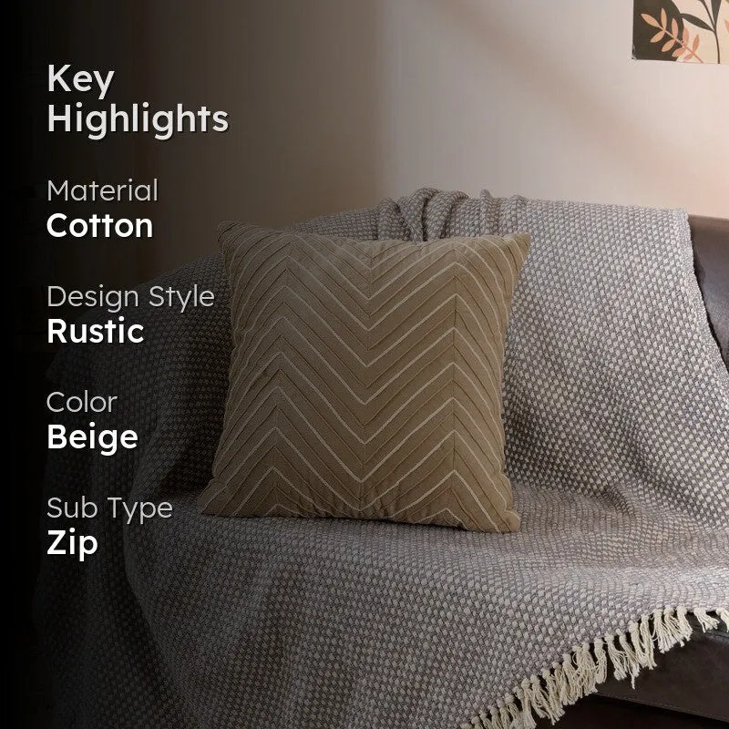 Rhythm Pattern Cotton Cushion media 2