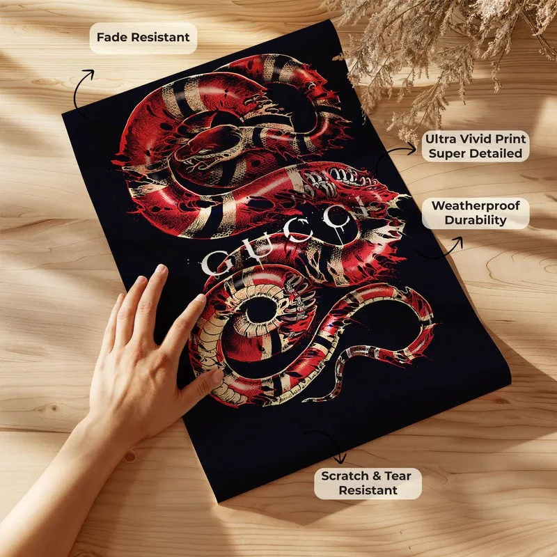 Inferno Serpent Wall Poster media 8