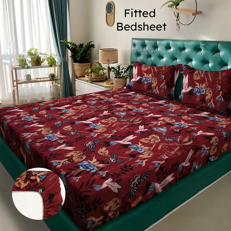 Alma Fitted Bedsheet - 180 GSM media 3