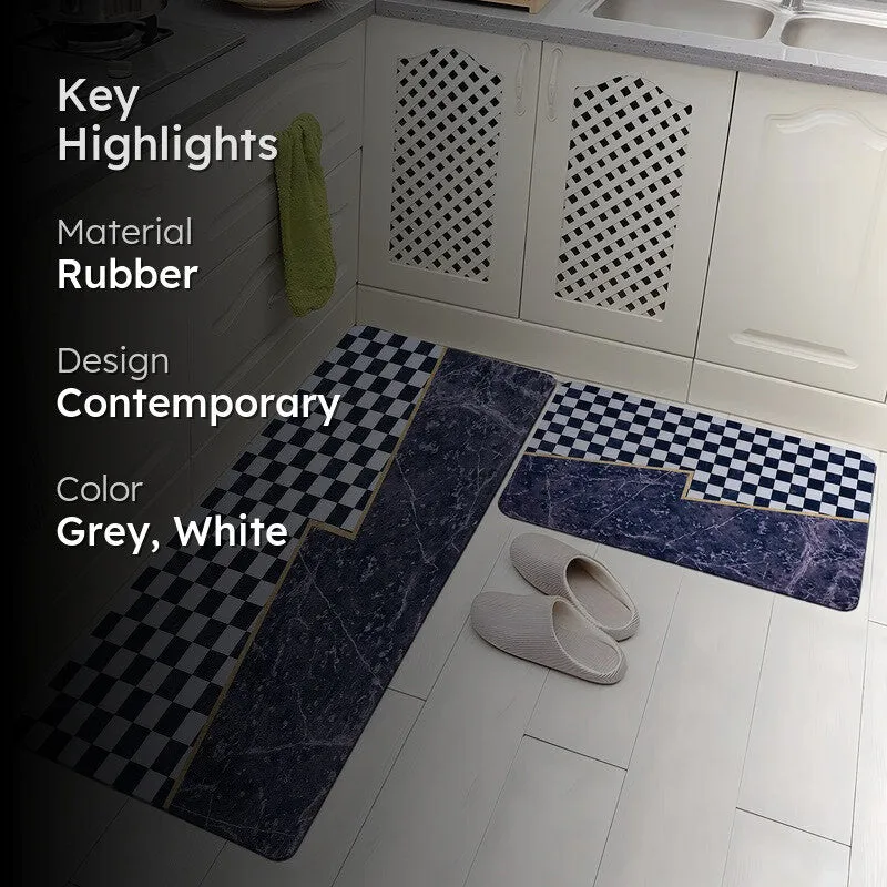 Aurvera Rubber Kitchen Floor Mats - Set of Two media 2