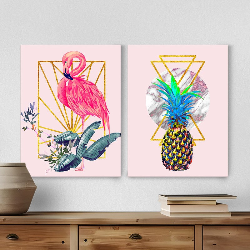 Tropikal Psych Wall Art - Set Of Two
