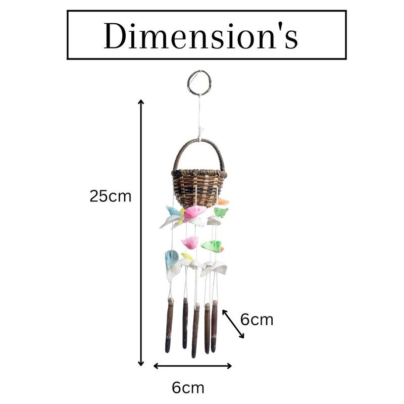 Shoreline Melody Sea Shell Windchime media 7
