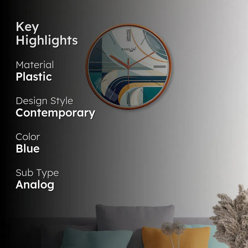 Hemo Abstract Wall Clock media 2