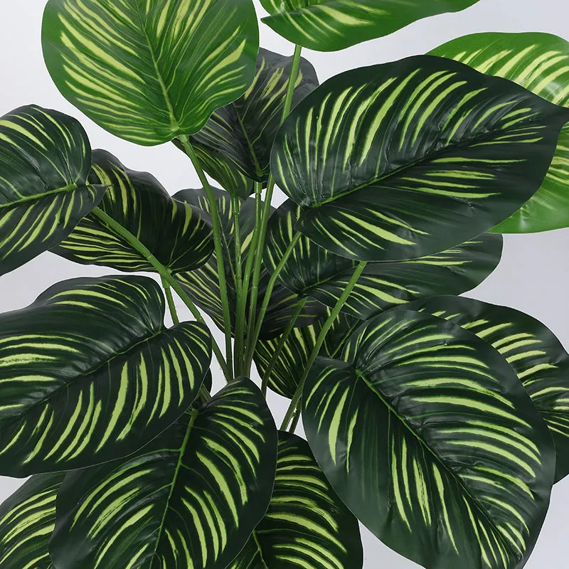 Mella Artificial Plant With Black Plastic Pot - 2.6 Feet media 4