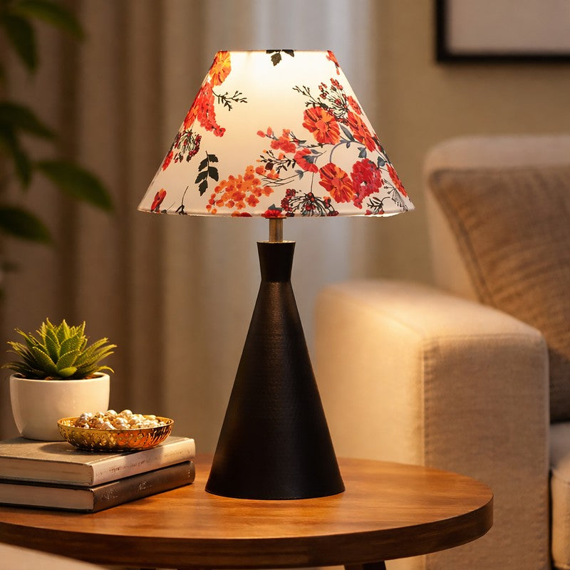BlossomLuxe Metal Table Lamp