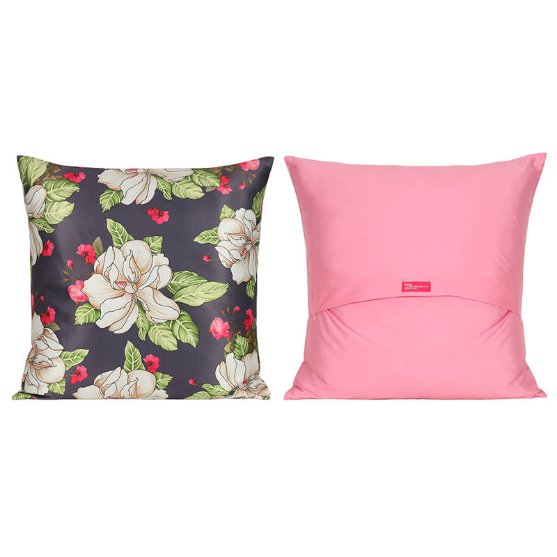 India Circus Floral Chevron Printed Velvet Cushion Cover - Set Of Five media 5