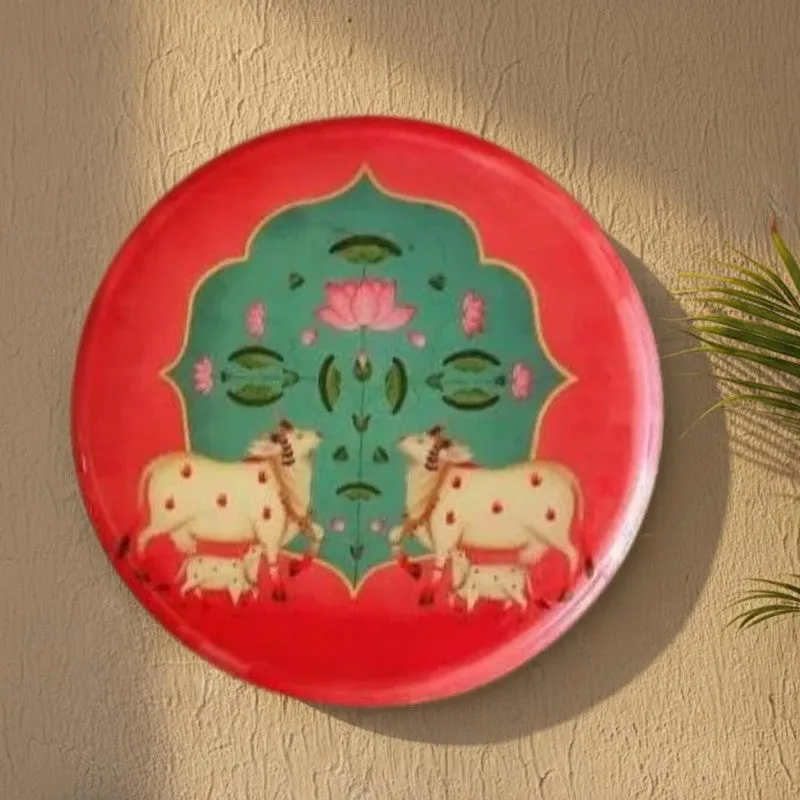 Kamadhenu Charm Wall Plate - Set Of Five media 4