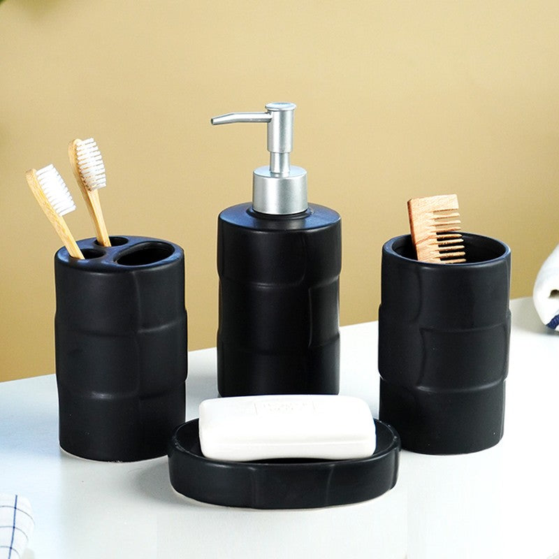 PureNest Ceramic Bathroom Set - Four Piece Set media 4