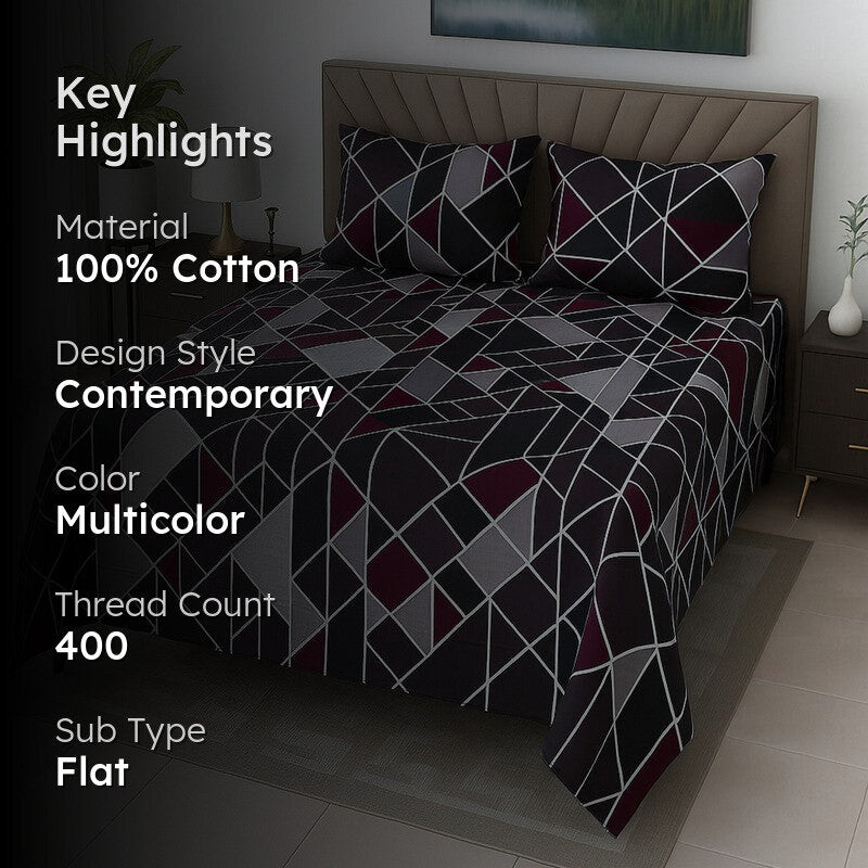Linexis Cotton Bedsheets - 400 TC media 2
