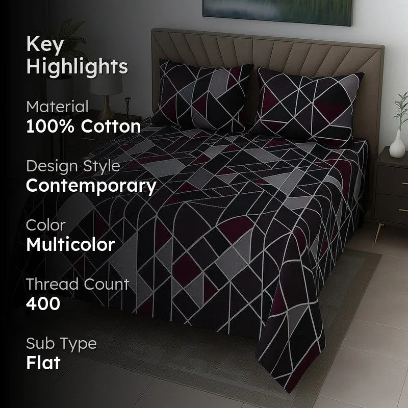 Linexis Cotton Bedsheets - 400 TC media 2