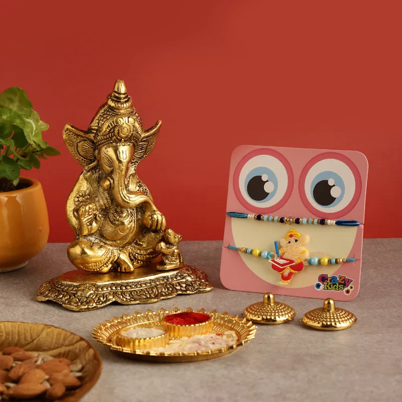 Omkar Ganesha II Rakhi Hamper media 1