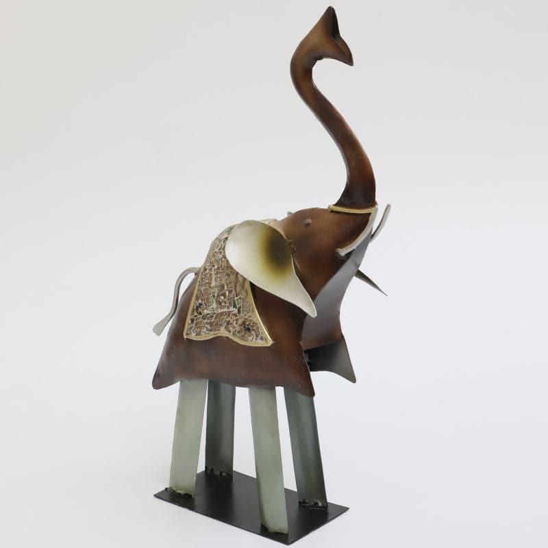 Loula Elephant Metal Showpiece media 3