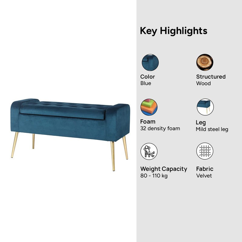 Jillia Bench - Blue media 6