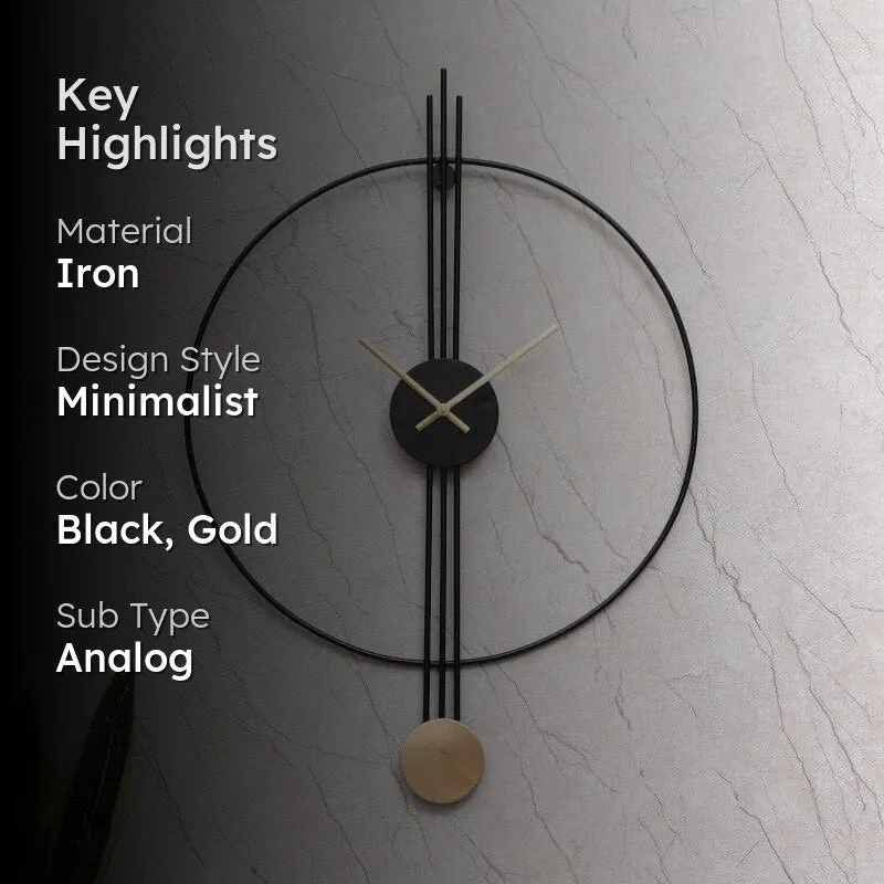 Round Roam Wall Clock - 2