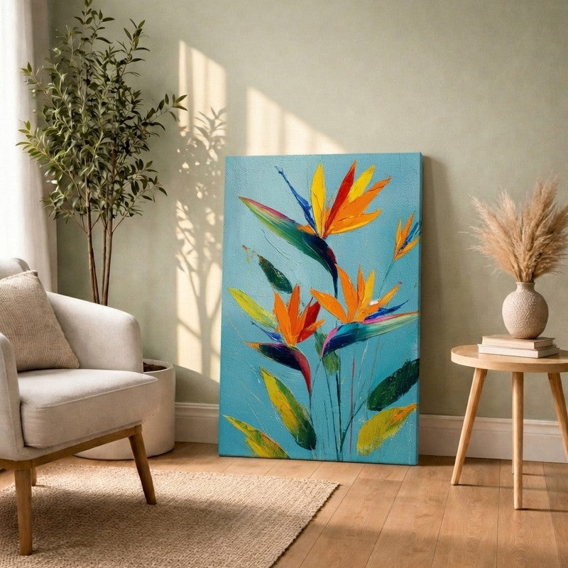 Petal & Leaf Nature Canvas Wall Art