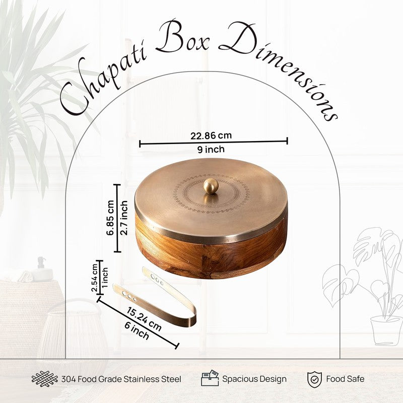 Acacia Roti Box - Gold media 6