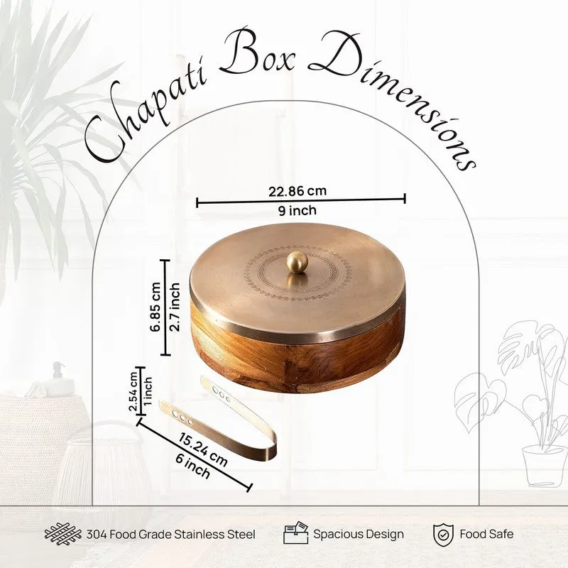 Acacia Roti Box - Gold media 6