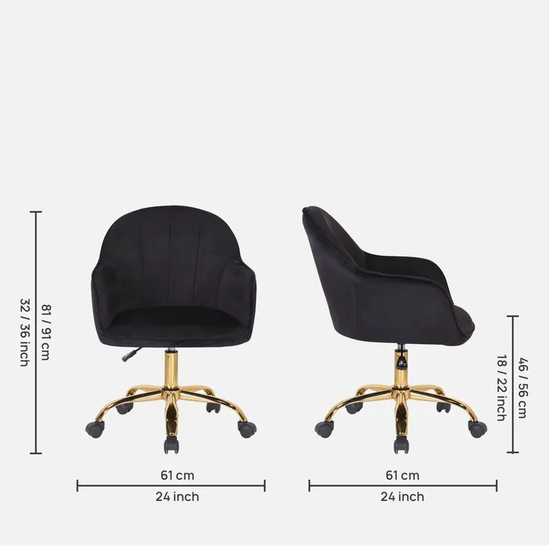 Chairon Metal Office Chair - Black media 8