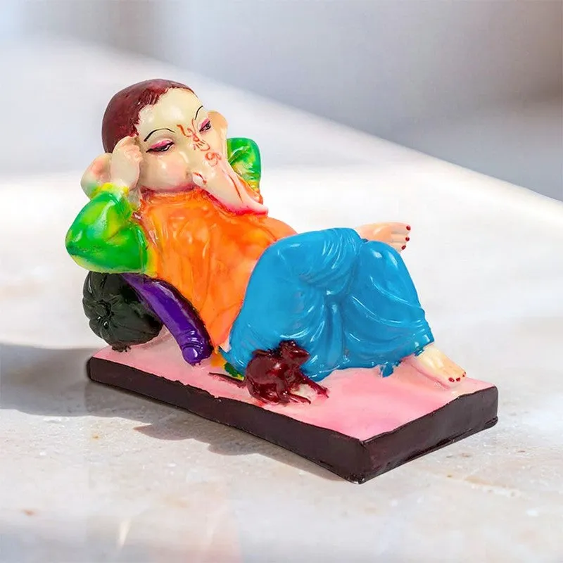 Ganesha Repose Handcrafted Showpiece media 7