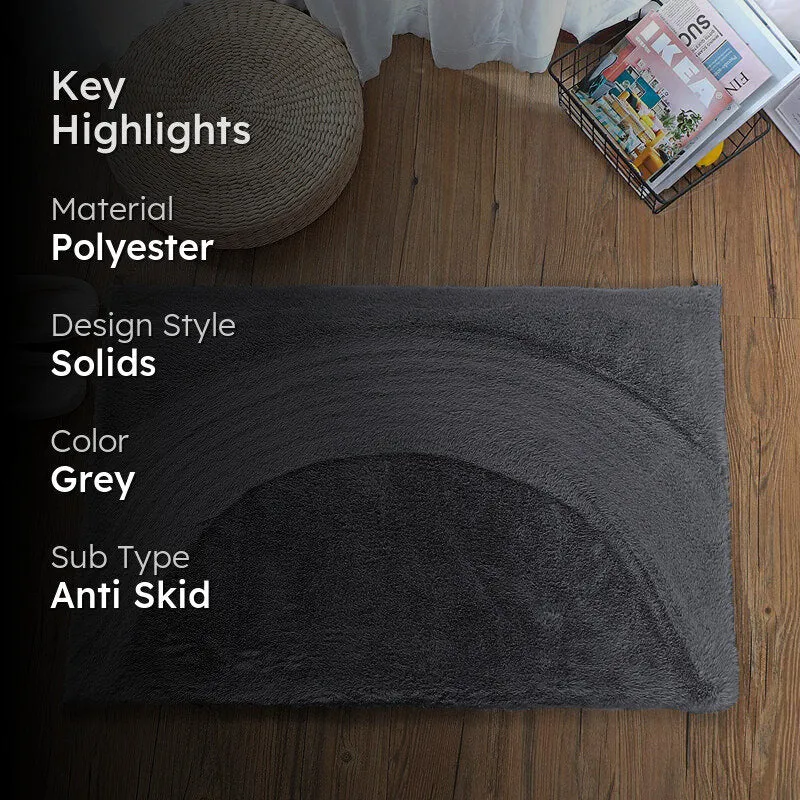 Dry Stride Microfiber Bath Mat - Grey media 2