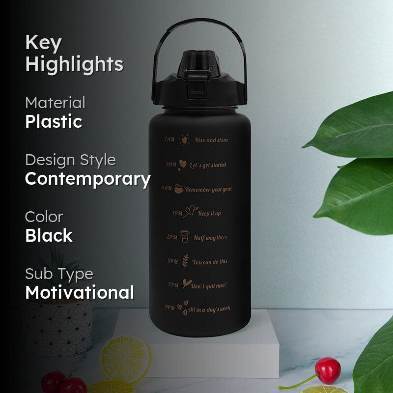 Ombre Sip Water Tumbler (Black) - 2 L media 2