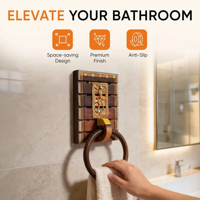 Tana Wood Towel Hanger media 8