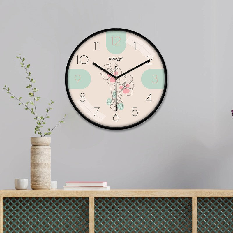 Whimsy Round Analog Wall Clock - Multicolor