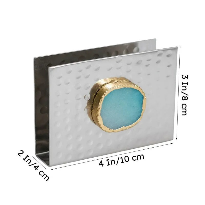 Selma Agate Napkin Holder - Green media 6