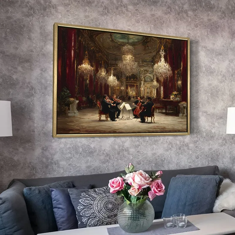 Royal Symphony Canvas Wall Painting With Frame media 6