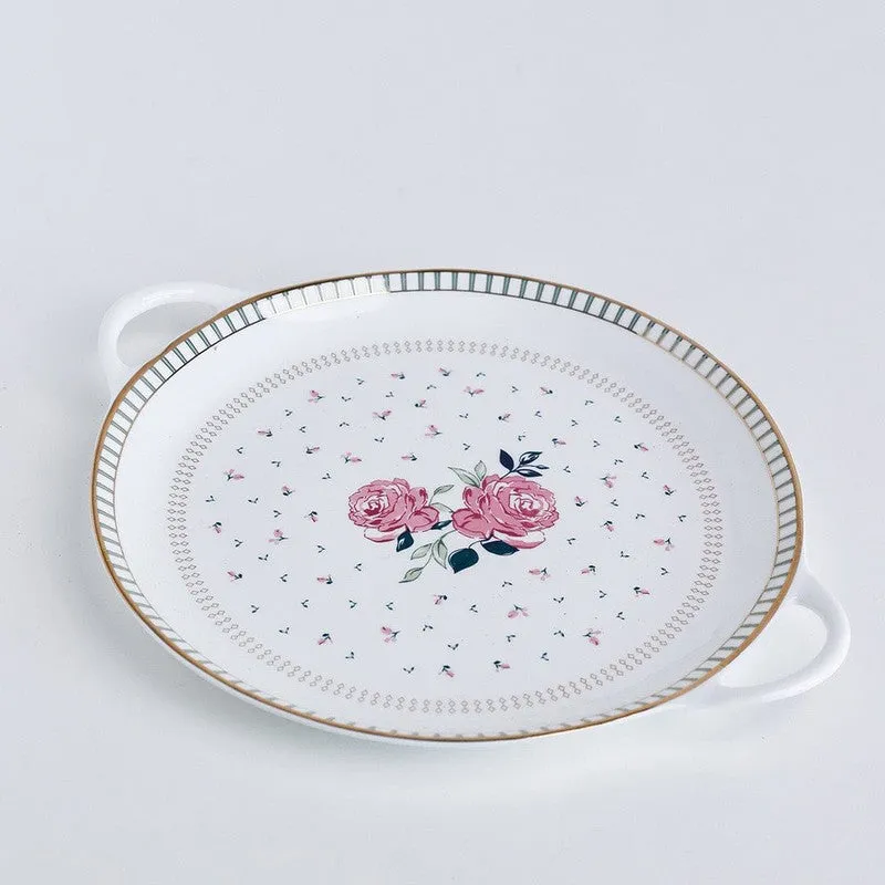 Magique by The Wishing Chair Portrait of Rose Lustre Mugs & Platter With Giftbox - Three Piece Set - 4