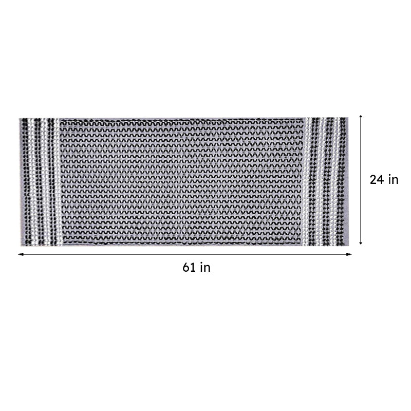 Corridor Classic Cotton Runner Rug - Grey media 9