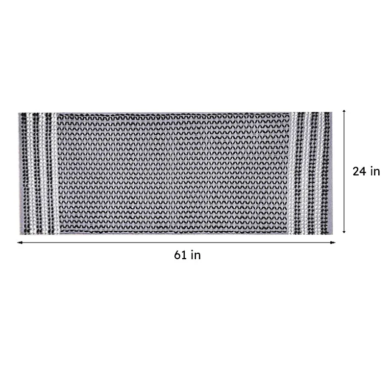 Corridor Classic Cotton Runner Rug - Grey media 9