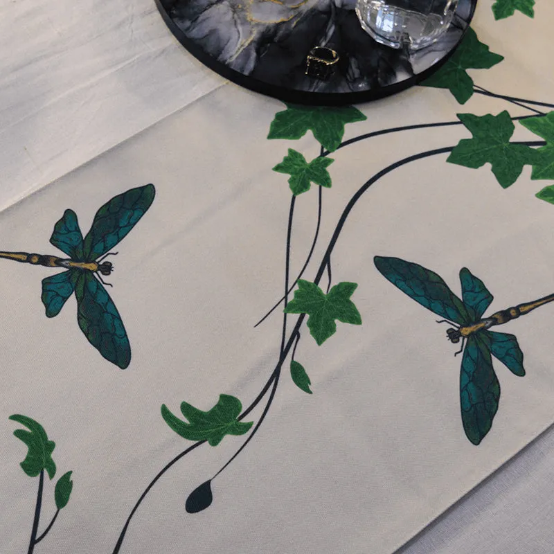 Dragonfly Charm Cotton Table Runner media 3