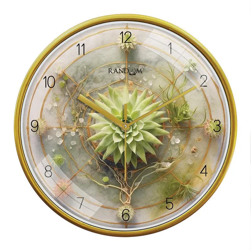 Aloe Hour Analog Wall Clock media 4