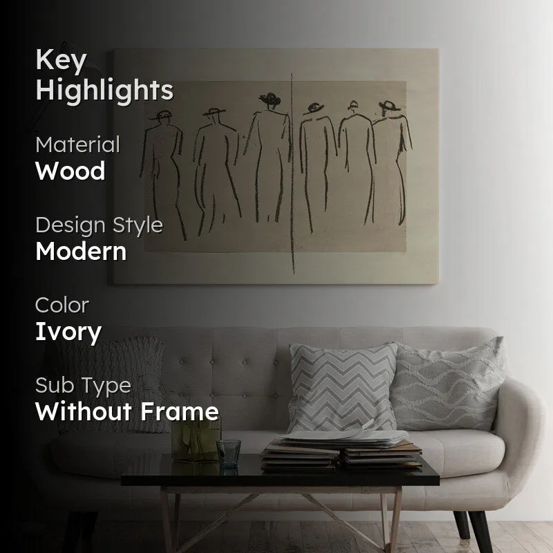 Form In Lines Wood Wall Art media 2