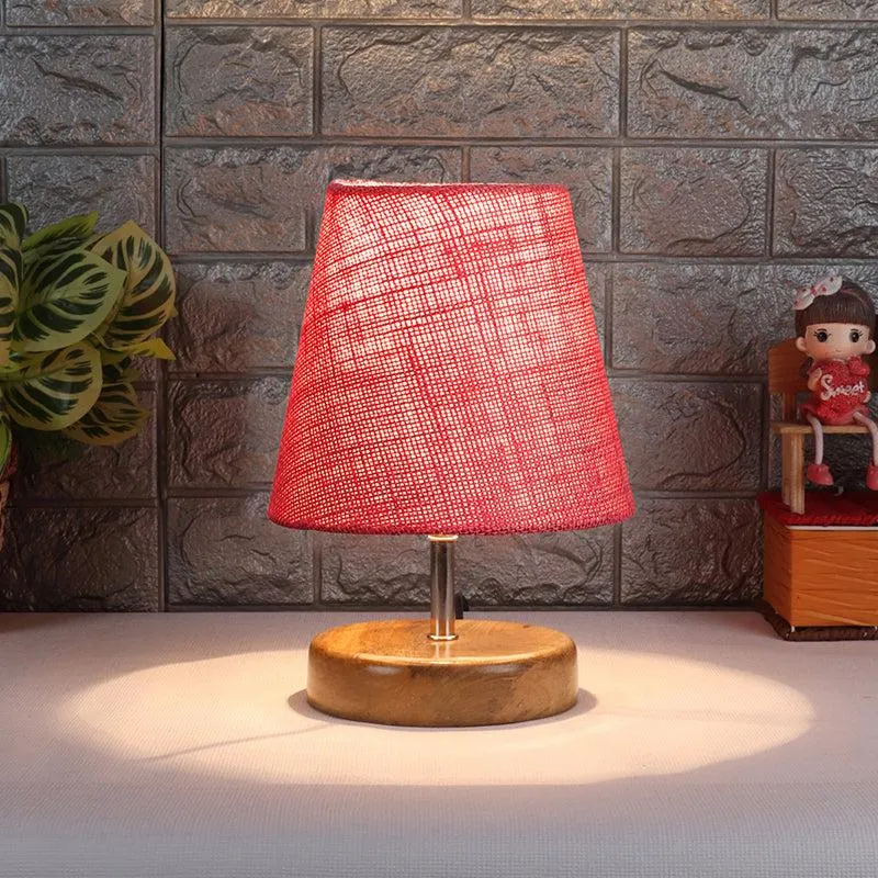 Petricho Jute Table Lamp - Pink,Brown media 1