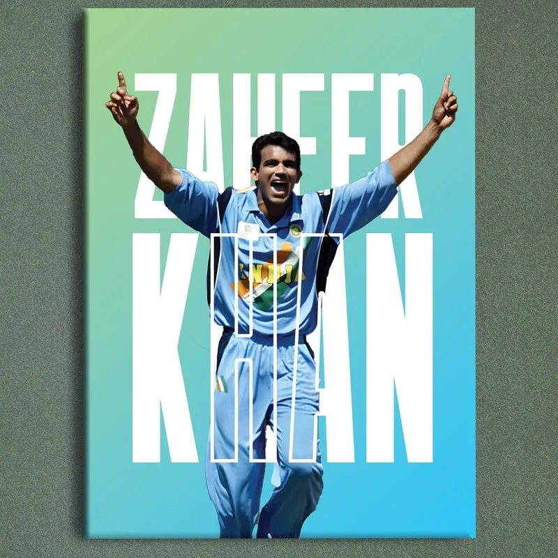 Zaheer Khan Canvas Wall Art media 4