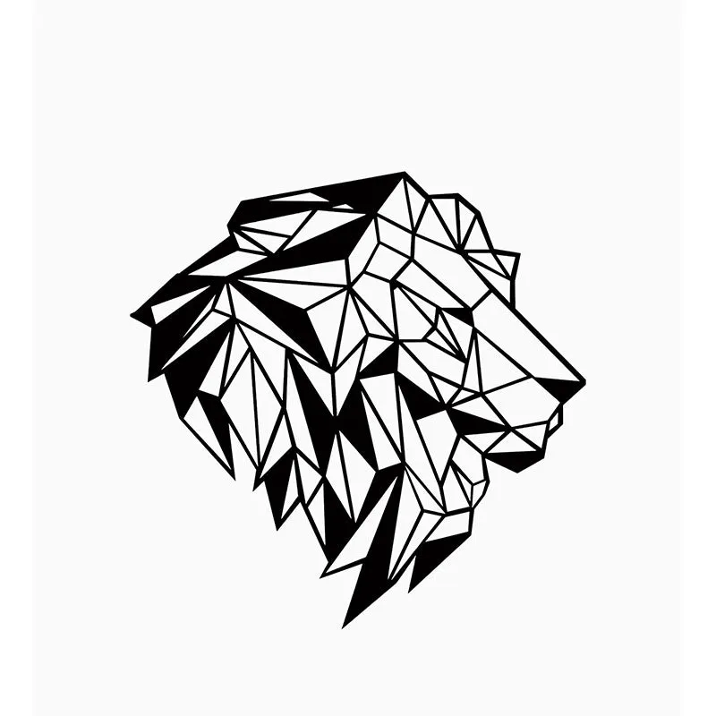 Lion Black Iron Wall Accent media 3