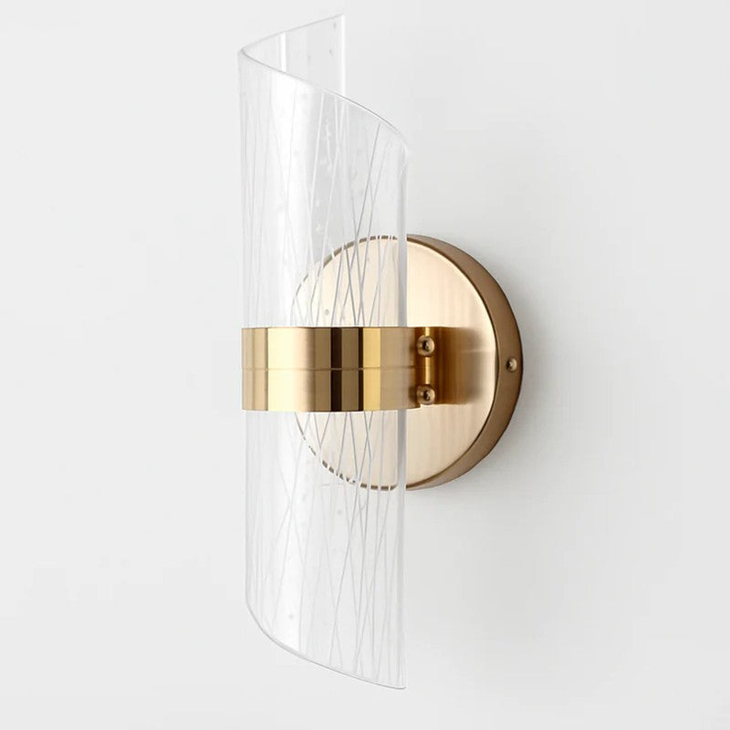 Vellin Arc Acrylic Wall Lamp With Metal Base media 4